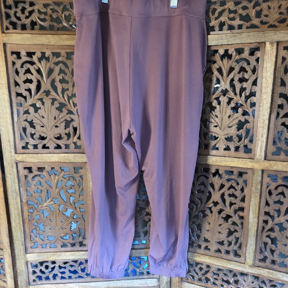 Lisa Rinna Collection Mauve Track Pants - Picture 7 of 7
